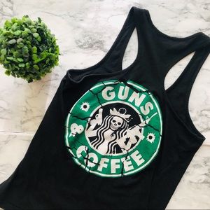 Guns & Coffee tank